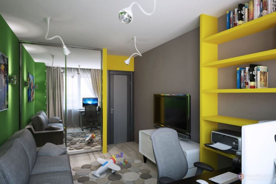 Интерьер комнаты для мальчика и девочки