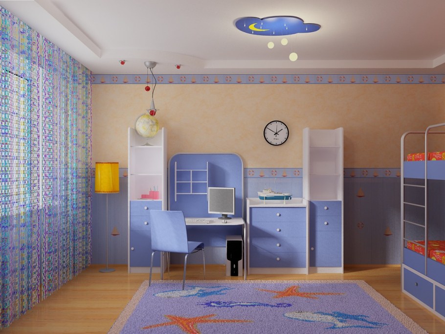 Бюджетный вариант детской комнаты
