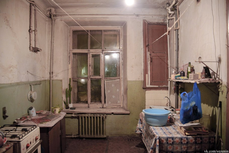 Кухня в старой квартире