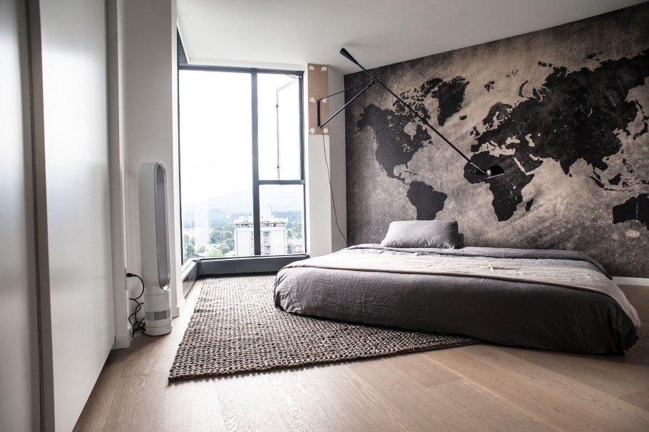 Фотообои в мужскую спальню