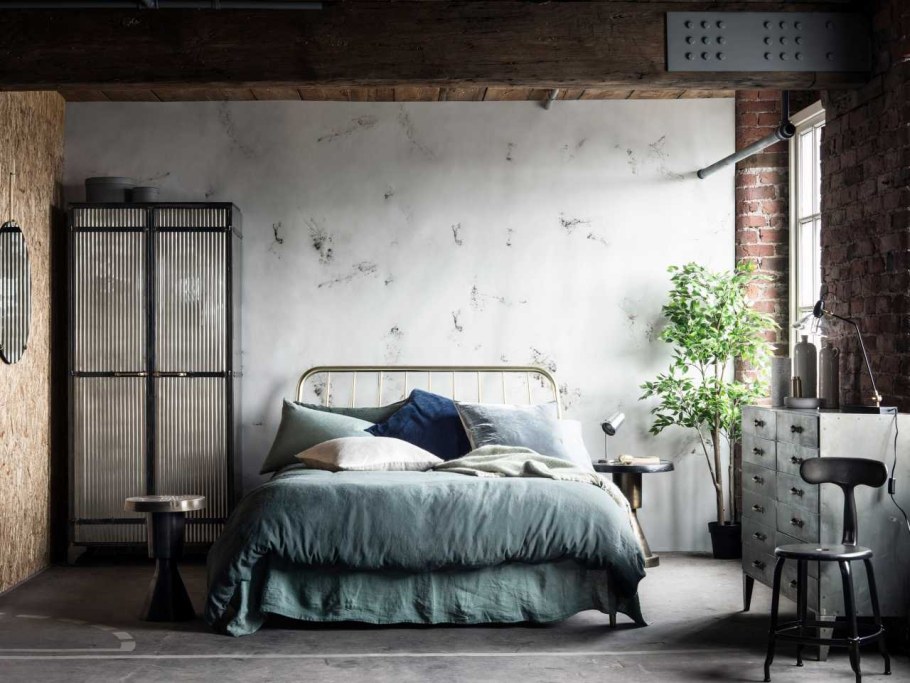 Текстиль в стиле лофт