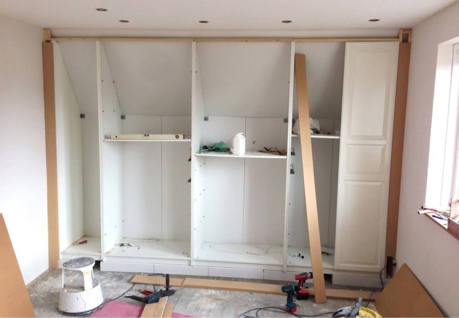 Компоновка шкафа купе