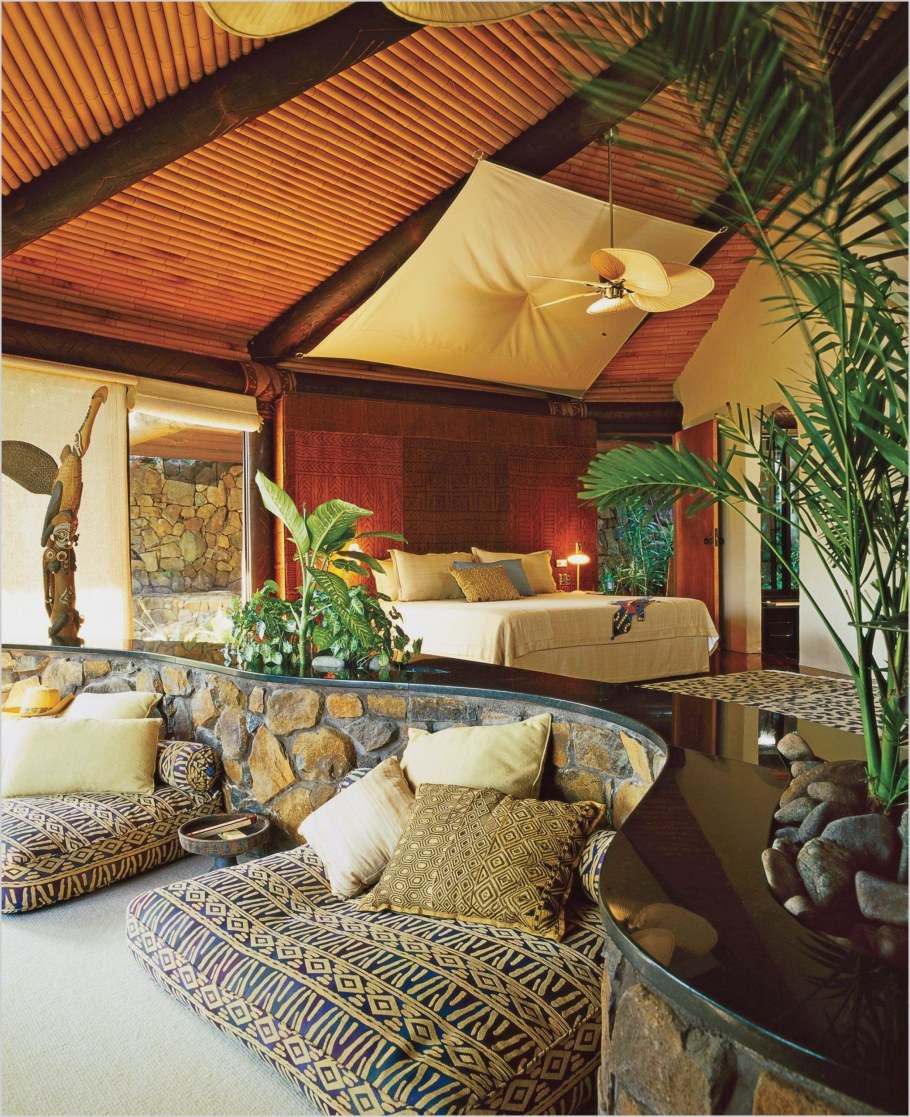 Тропический стиль в интерьере