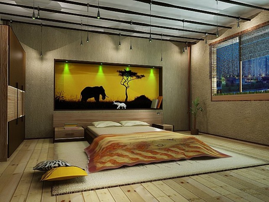 Комната в африканском стиле