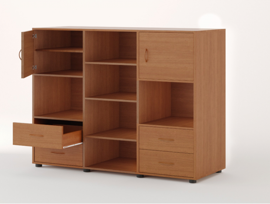 Стеллаж №6, орех