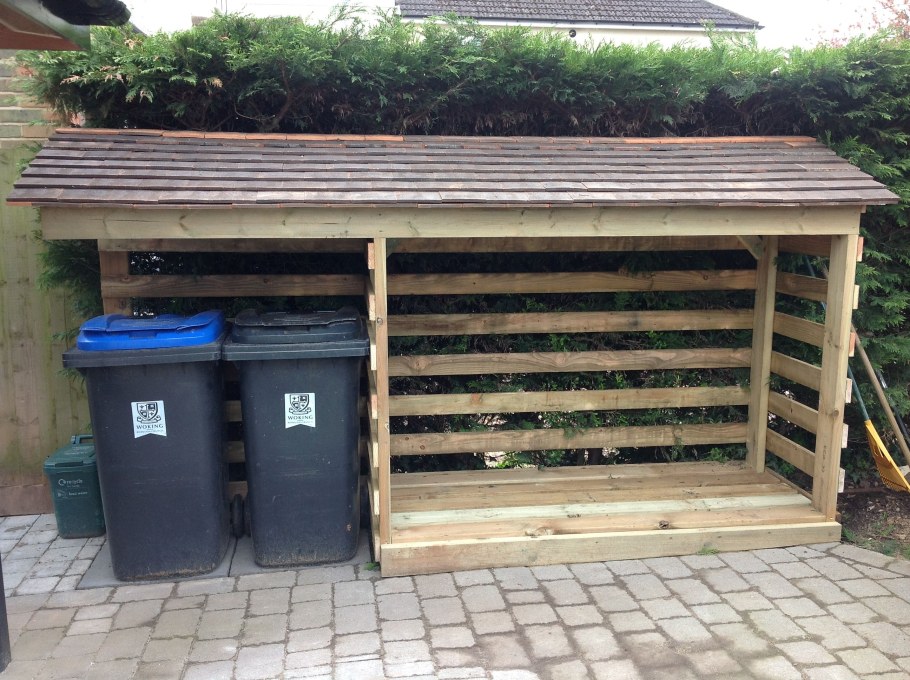 Дровница из паллет