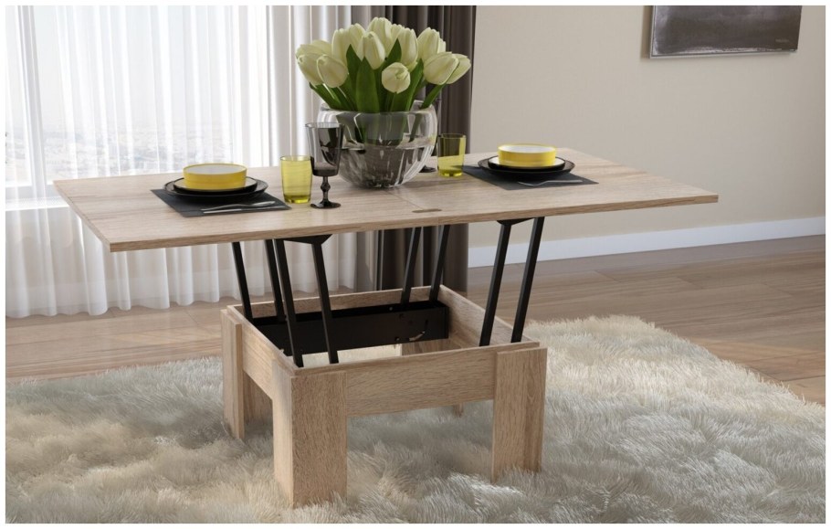 Стол трансформер дуб сонома БТС