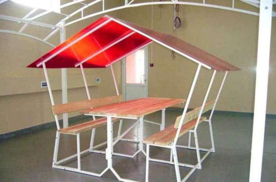 Качели из ПВХ труб