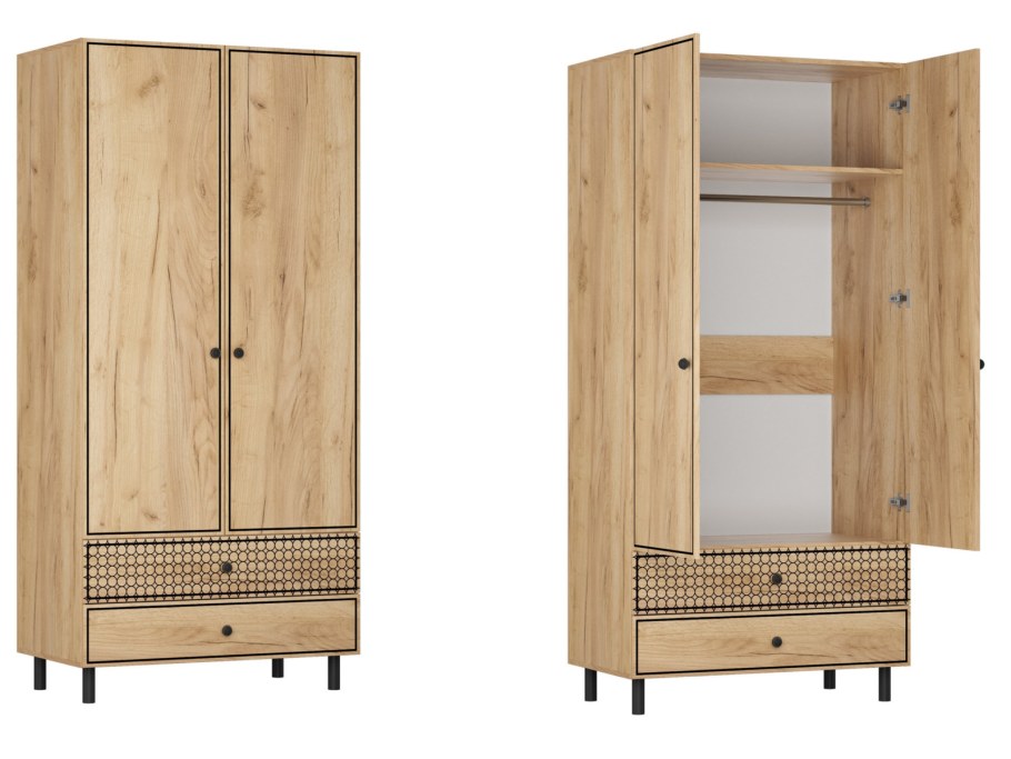 Мебель дуб Бунратти в интерьере