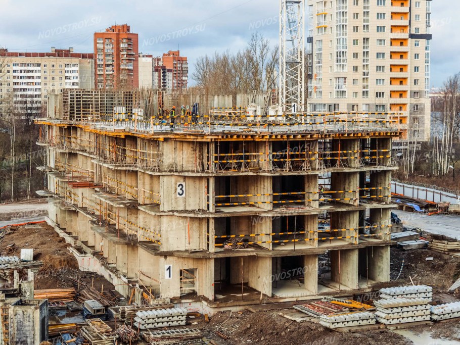 Живи в Рыбацком 3 очередь ход строительства