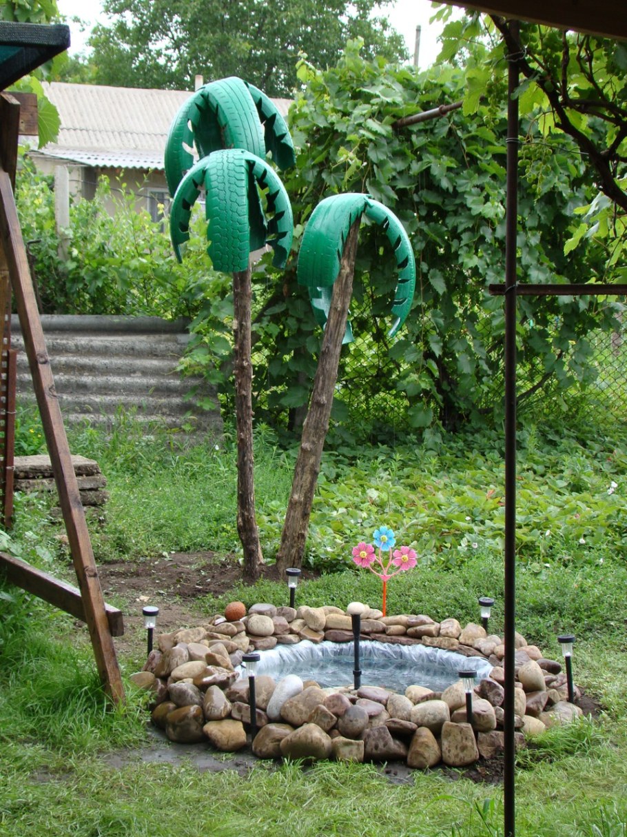 Пальма для приусадебного участка своими руками