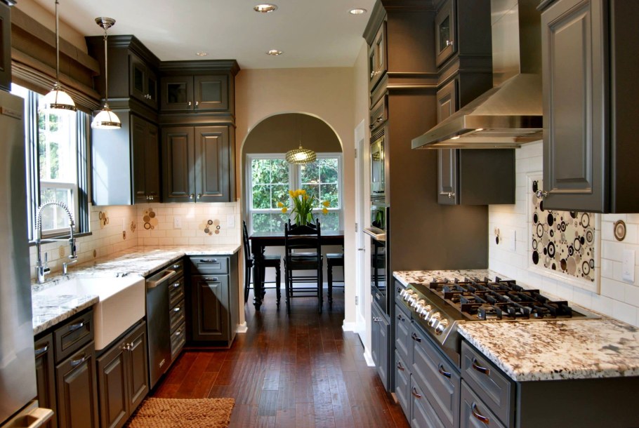 Красивые интерьеры маленьких кухонь