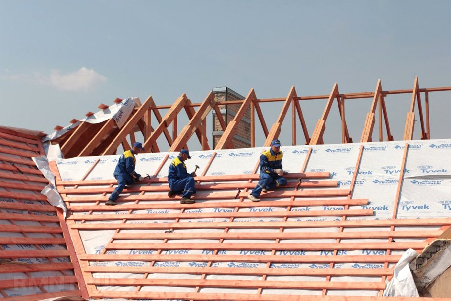 Обрешетка крыши под металлочерепицу