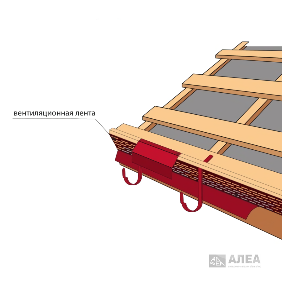 Планка карнизная для металлочер