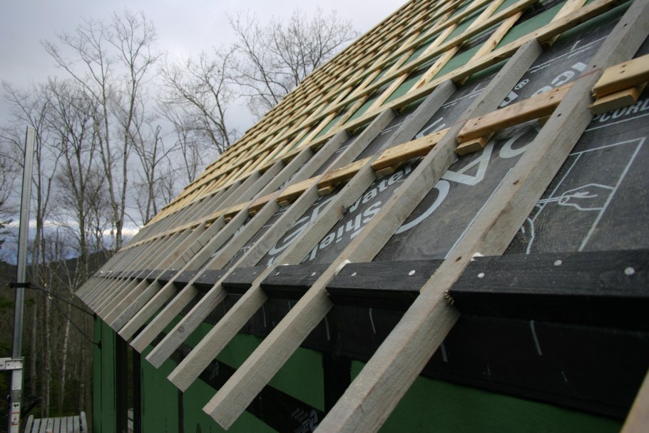 Обрешетка скатной кровли