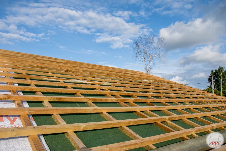 Стропильная система сплошная обрешетка