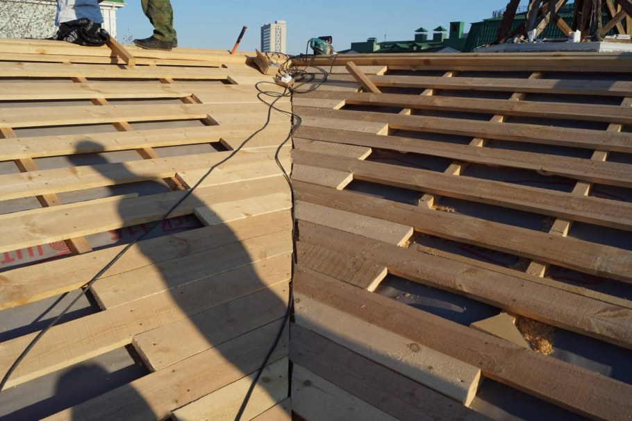 Обрешетка ендовы под металлочерепицу