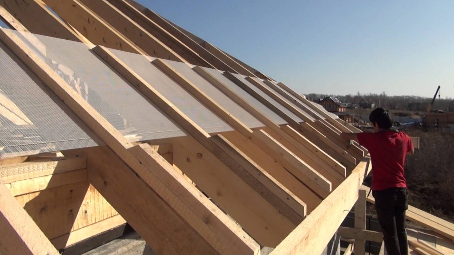 Стропильная система контробрешетка