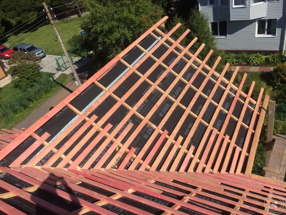 Стропильная система ендовы обрешетка