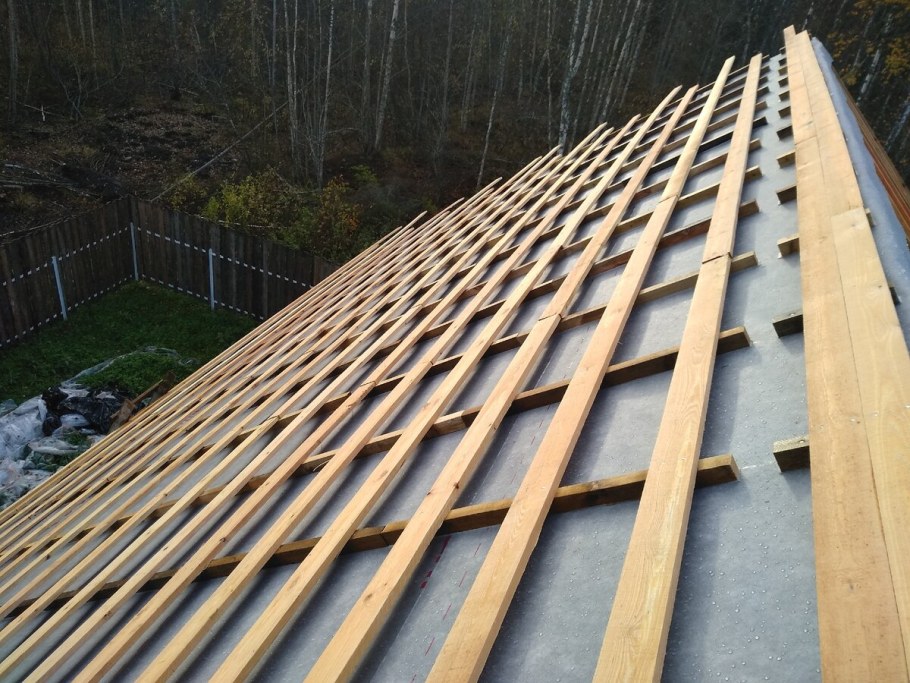 Контробрешетка кровли
