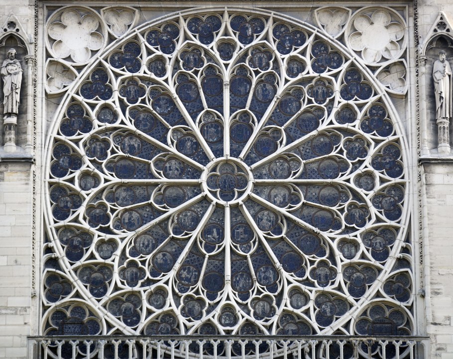 Элементы декора собора Парижской Богоматери