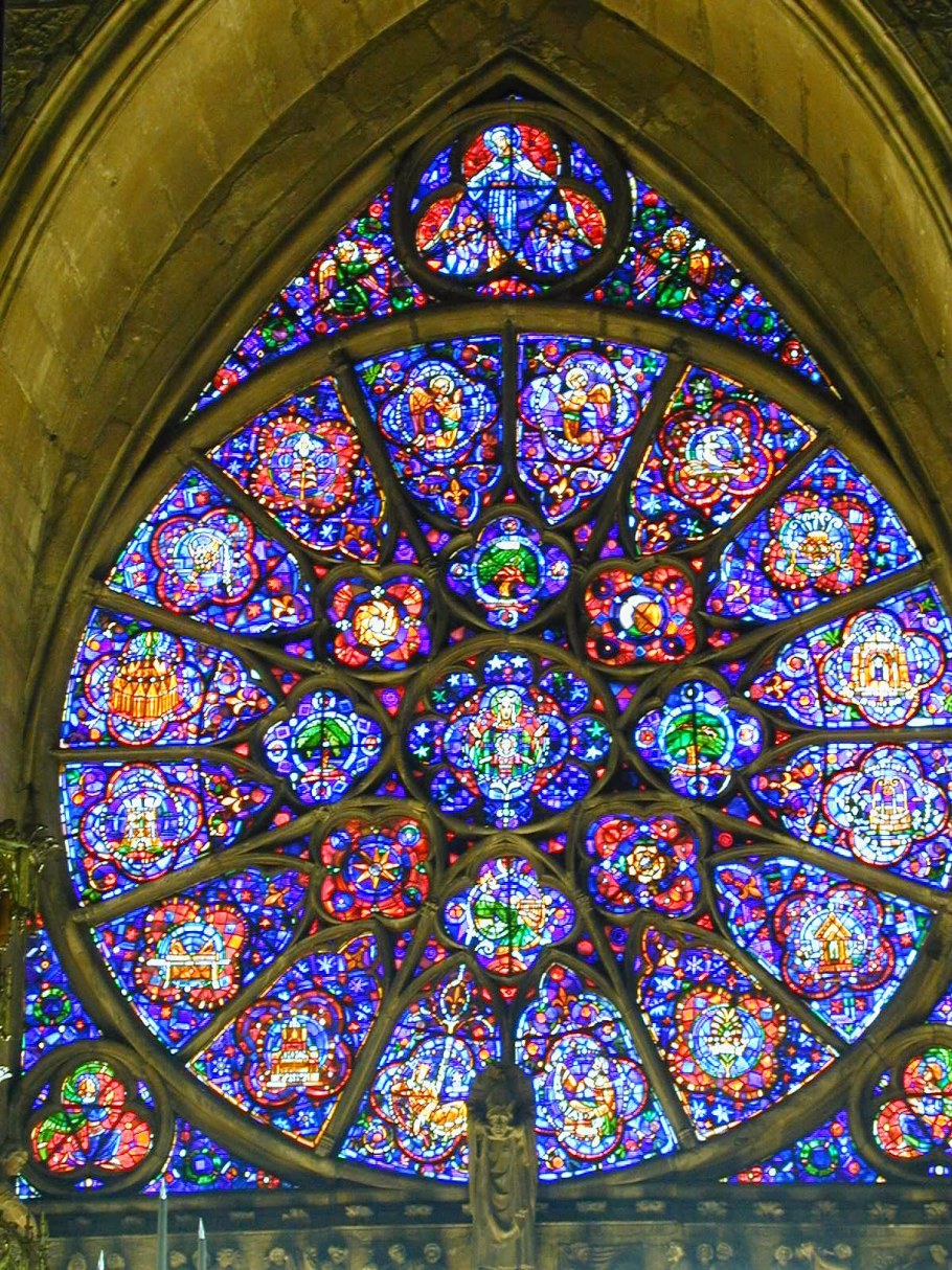 Шартрский собор Франция окно роза