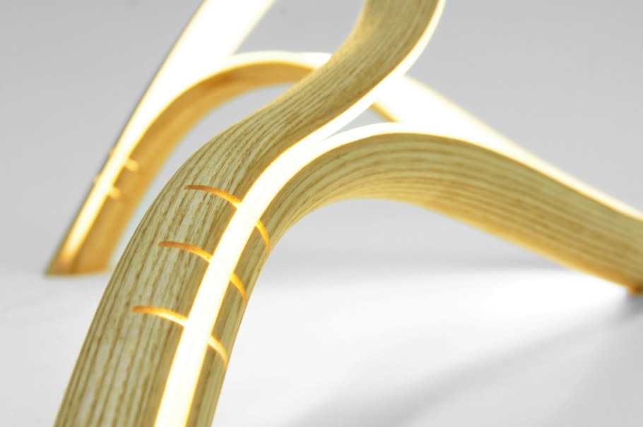 Тонкие гибкие полоски дерева