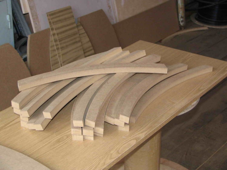 Гнутоклееные детали из фанеры