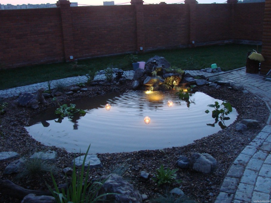 Мини водоем на участке