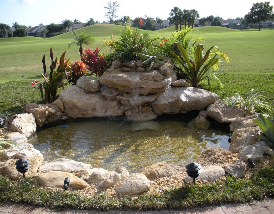 Ландшафт садового прудика