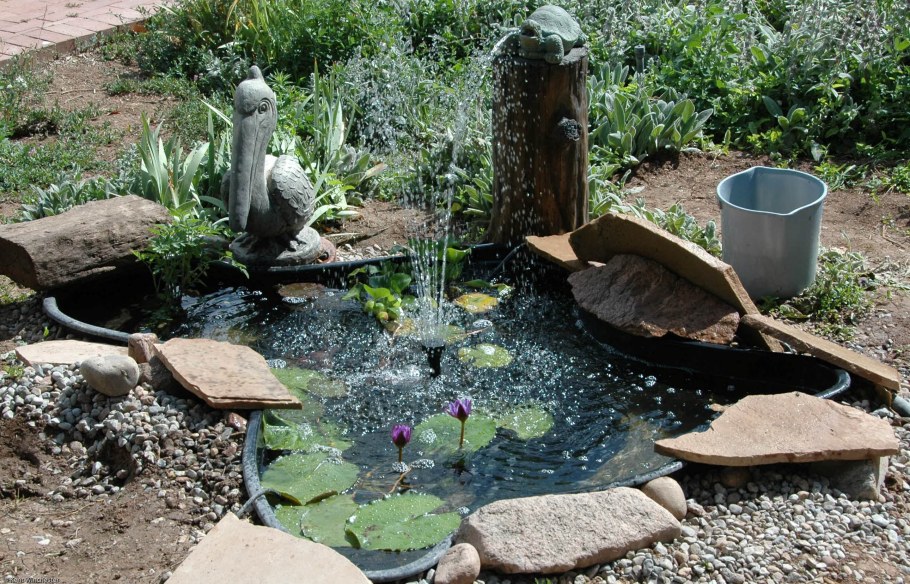 Пруд садовый пластиковый черный 440 (2100 x 1260 x 450)