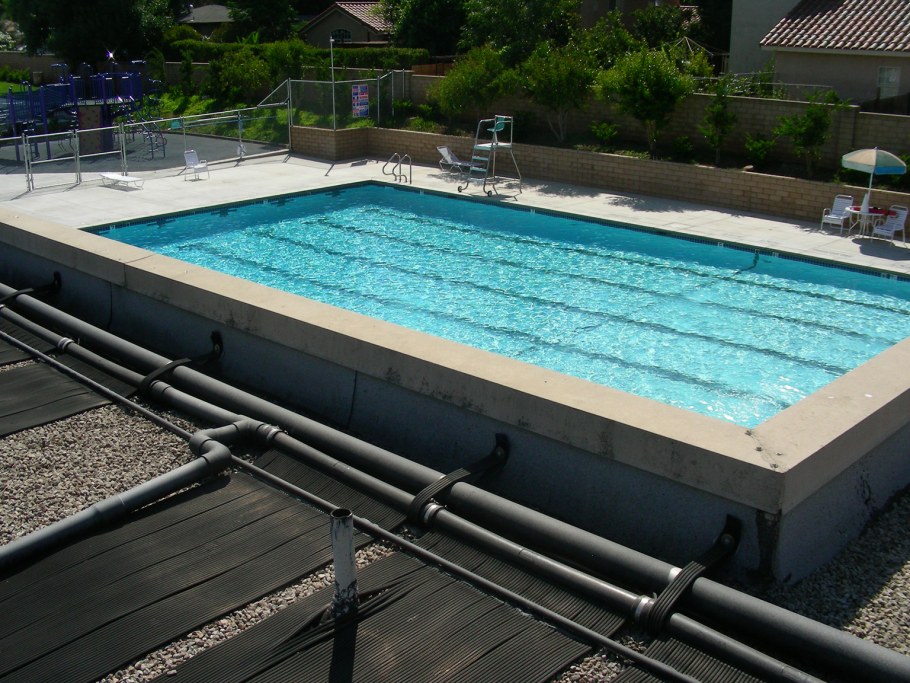 Уличный бассейн с подогревом