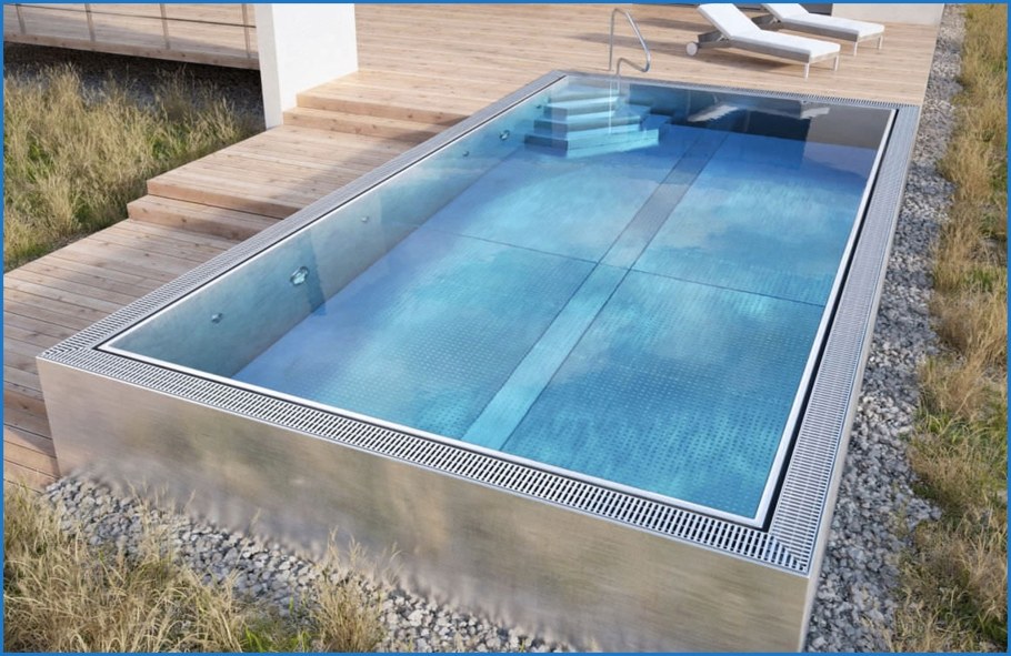 Бассейн в детском лагере