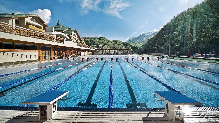 Уличный бассейн с подогревом