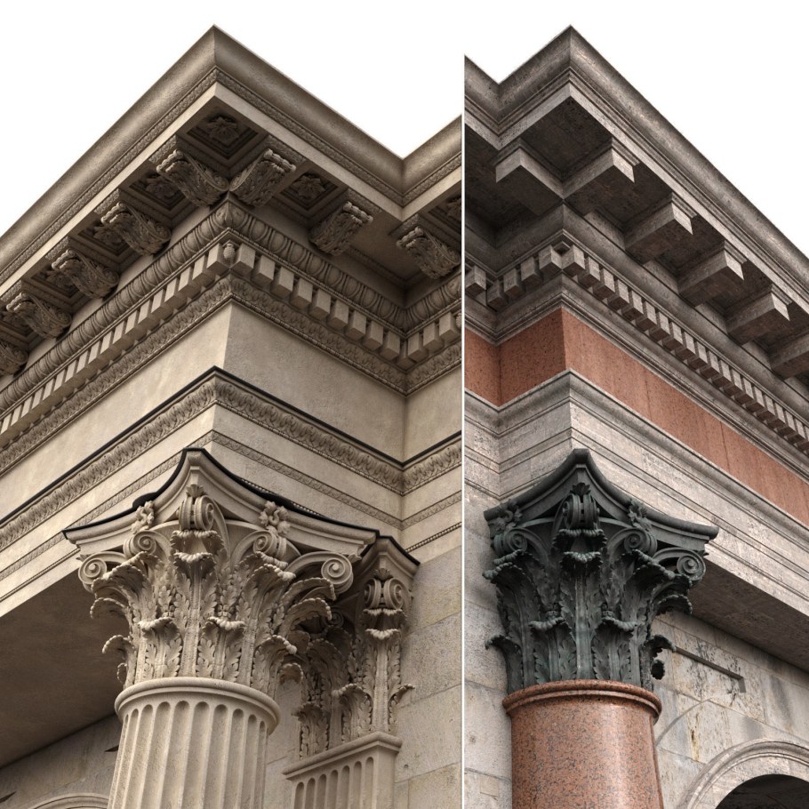 Дом Пашкова композитный ордер чертежи