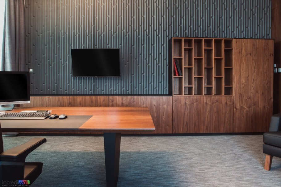 МДФ панель "вертикальные рейки" h2530