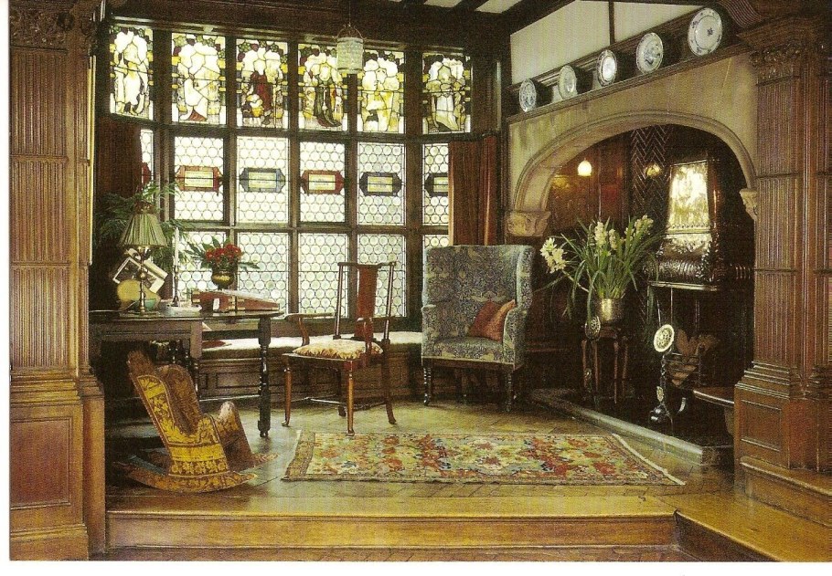 Красный дом Уильяма Морриса интерьер