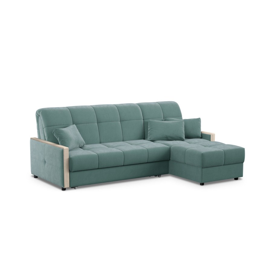 Мун ТРЕЙД диван синий 360см