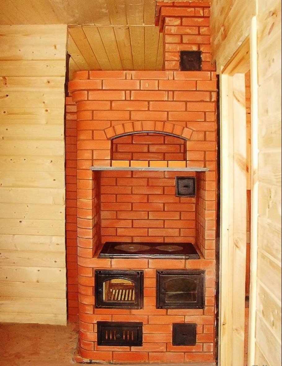 Уличная дровяная печь