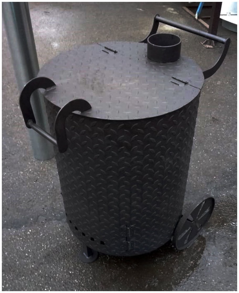 Печь для сжигания мусора ПСМ-1