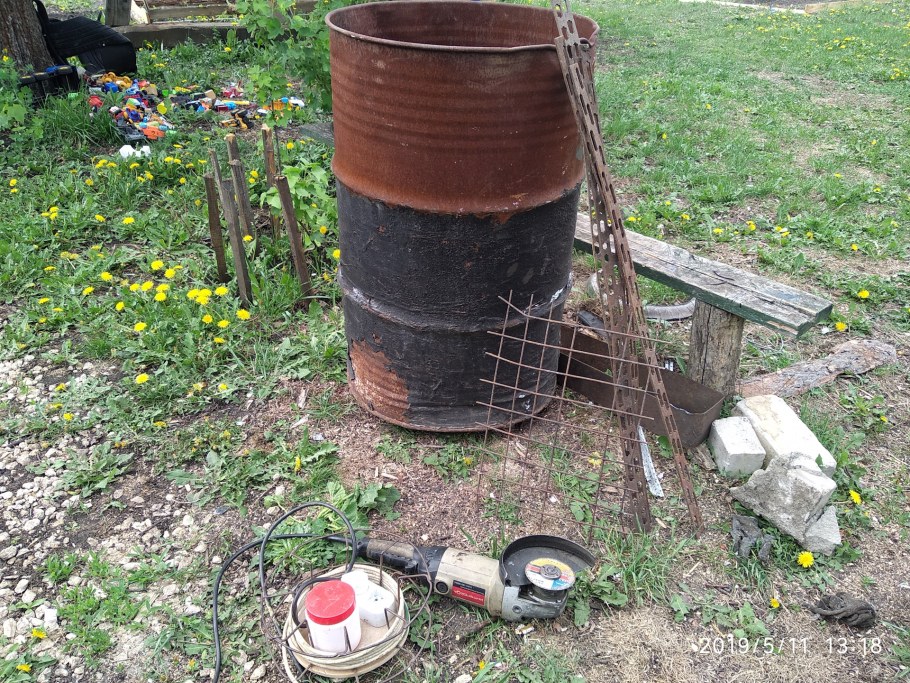 Бочка для сжигания