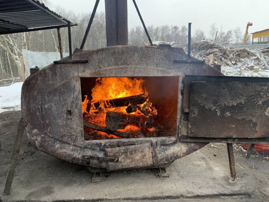 Место для сжигания мусора на даче