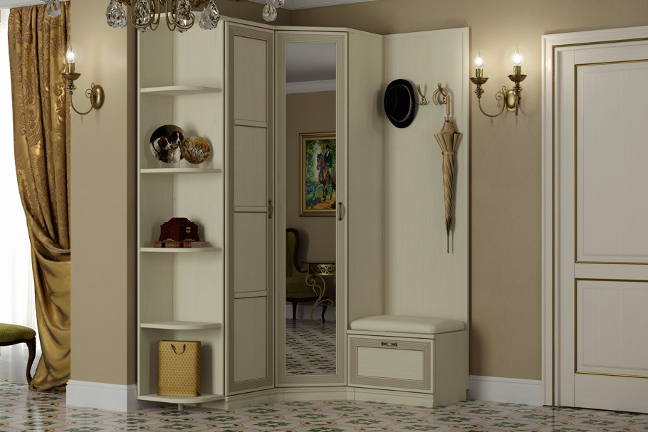 Угловой шкаф в прихожую