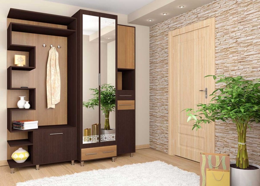 Квадратная прихожая