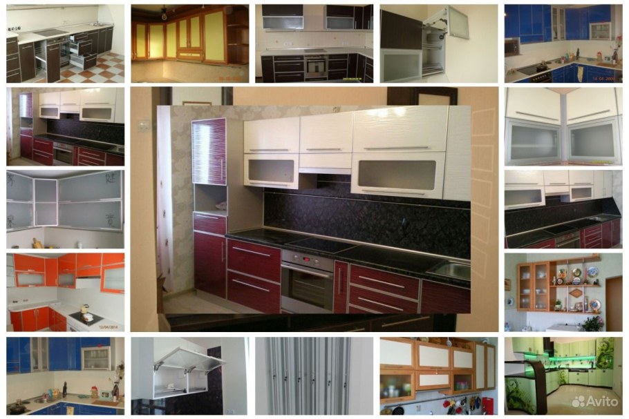 Перетянуть кухонные фасады