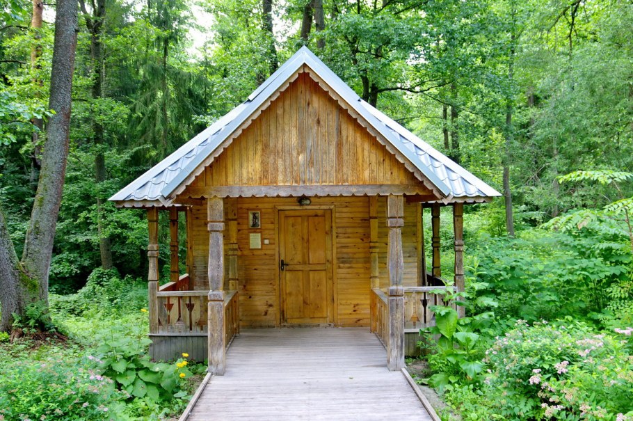 Небольшая банька на даче