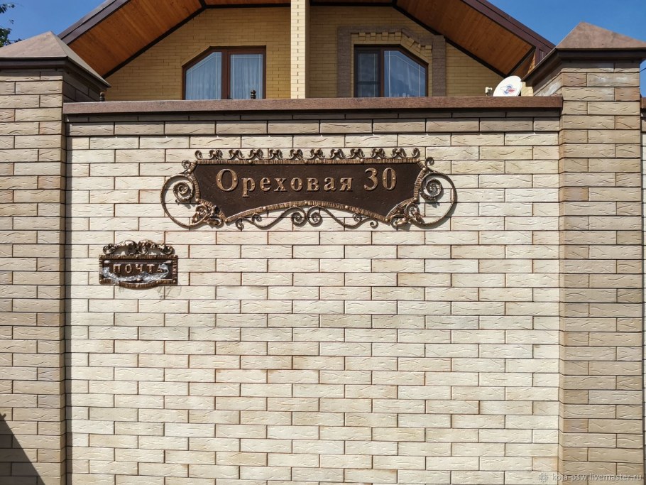 Кованые вывески