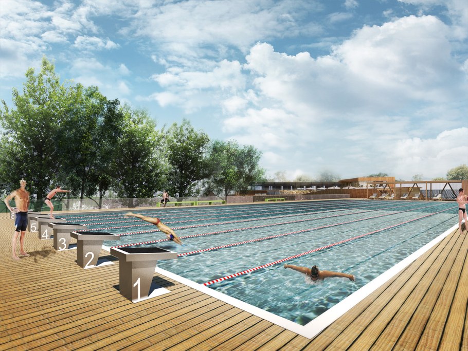 Открытый бассейн Лужники фото