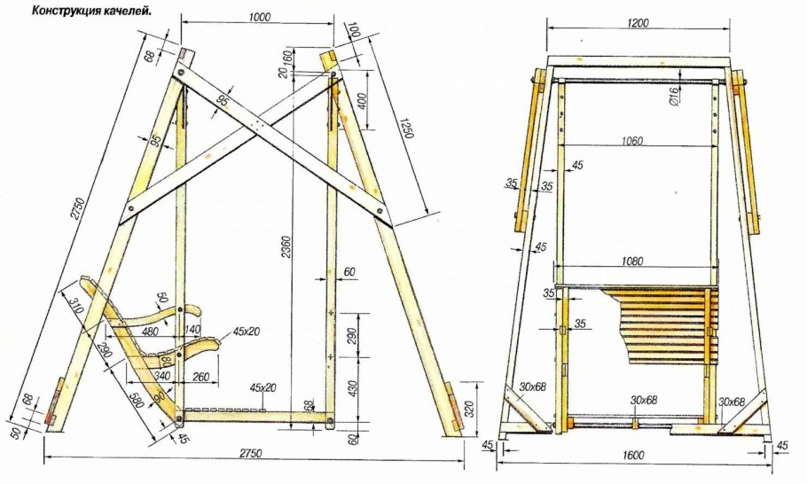 Размеры деревянного туалета