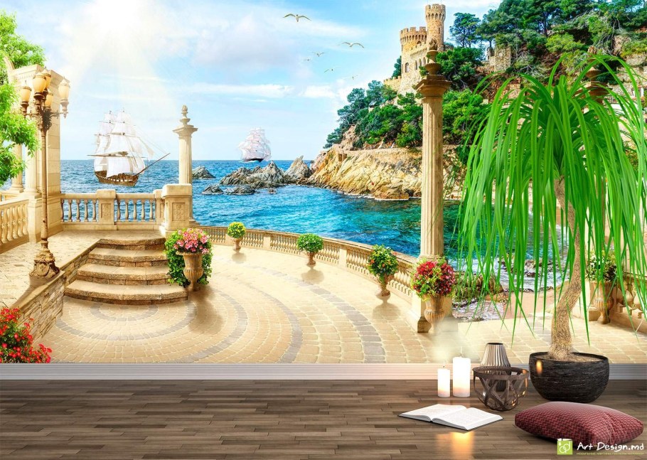 Фреска вид с террасы